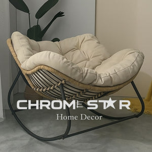 ОГРОМНО ЛЮЛЕЕЩО СЕ КРЕСЛО ТИП ЯЙЦЕ – ChromeStar Home Decor!
